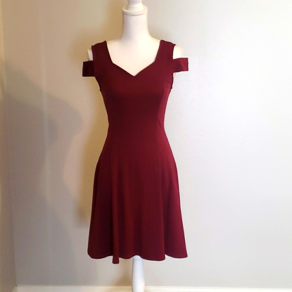 Burgundy Dress